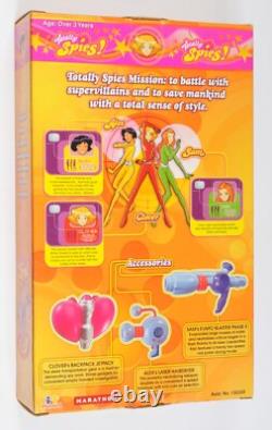 Playwell Toys 130320 TOTALLY SPIES SAM Evapo Blaster Doll set 2002 RARE NEW BOX