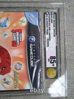Pokemon Box Ruby And Saphire Red Strip Sealed Vga Gold Rare Nintendo Gamecube