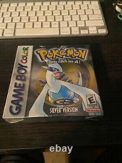 Pokemon Silver Version Gameboy Color RARE ITEM FACTORY SEALED New In box (2000)
