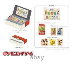 Pokemon Stamp Box Card Game Japan Post Limited Beauty Back Moon gun Full Set New