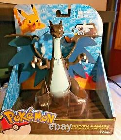 Pokemon Tomy Battle Action Mega Charizard X Figure New In Box 2016 Very Rare Toy