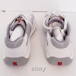 Prada America's Cup Sneakers, SUPER RARE, White, Sz 10 Incl dust cover/box