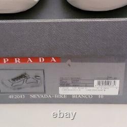 Prada America's Cup Sneakers, SUPER RARE, White, Sz 10 Incl dust cover/box