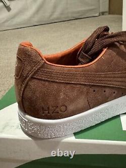 Puma Clyde X Patta UK9 RARE. Brown Orange Amsterdam Brand New Boxed