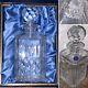 Rare 10 Thomas Webb Cut Glass Crystal Warwick Square Decanter New Boxed Signed