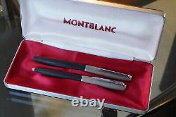 RARE 1970's MONTBLANC 225 + 285 set (FP + BP) EF 14K NIB NEW Boxed