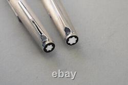 RARE 1970's MONTBLANC 225 + 285 set (FP + BP) EF 14K NIB NEW Boxed