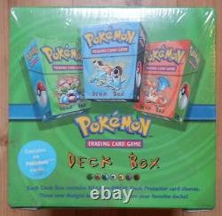 RARE 1st Base set edition Pokemon Protector DECK BOX (X6 BOXES) SEALED 1999
