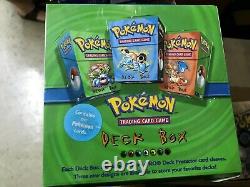 RARE 1st Base set edition Pokemon Protector DECK BOX (X6 BOXES) SEALED 1999