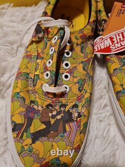 RARE BEATLES YELLOW SUBMARINE All Over Print Vans Classics new with box present