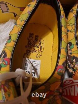 RARE BEATLES YELLOW SUBMARINE All Over Print Vans Classics new with box present