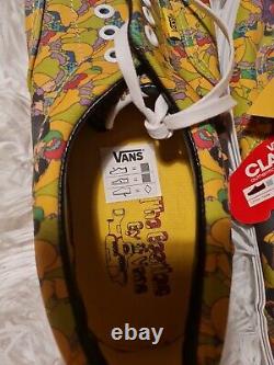 RARE BEATLES YELLOW SUBMARINE All Over Print Vans Classics new with box present