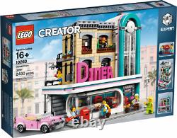 RARE! LEGO 10260 Downtown Diner Creator Expert NEW Factory sealed box