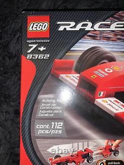 RARE LEGO Racers Ferrari F1 Racer (8362) New Sealed in Box Rare Retired Set