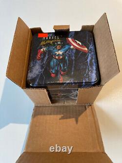 RARE! MARVEL MASTERPIECES SERIES 1 SEALED COLLECTOR TIN SET Complete With Case Box