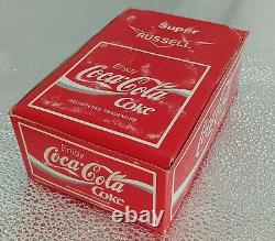 RARE NEW 12 Genuine Russell Yoyo Spinners & FREE Coca Cola Coke Box. LOOK
