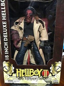 RARE NEW IN BOX Hellboy 2 The Golden Army 18 Inch Figure Mouth Open