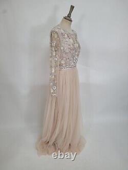 RARE Needle & Thread dress pink sparkle cocktail evening gown NEW BOXED #M