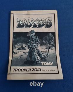 RARE New Opened Box Vintage 1984 Tomy Super Zoids Trooper zoid Blcok Robot Toy