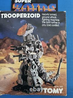 RARE New Opened Box Vintage 1984 Tomy Super Zoids Trooper zoid Blcok Robot Toy