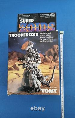 RARE New Opened Box Vintage 1984 Tomy Super Zoids Trooper zoid Blcok Robot Toy