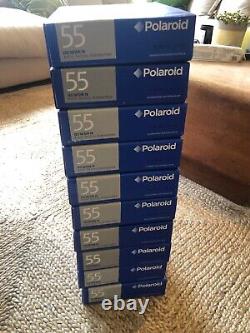 RARE Polaroid 55 ISO 50/DIN 18 Black & White Sheet Film (unopened 10 boxes)