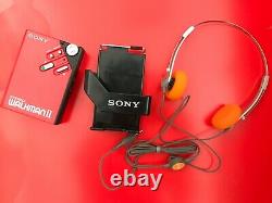 RARE! Sony wm-2 red new in box