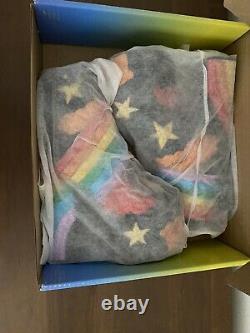 Rainbow Glitter Platform Boots Rare New With Box