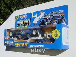 Rare 1991 Hot Wheels Big Foot Champions Monster Rig Steering Rigs Sealed In Box