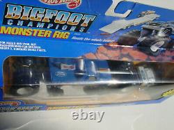 Rare 1991 Hot Wheels Big Foot Champions Monster Rig Steering Rigs Sealed In Box