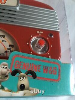 Rare Aardman Wallace And Gromit Retro Style AM / FM Radio Brand New Boxed