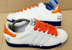 Rare Adidas Superstar Trainers 25 Cities New York City White Size 8 Uk Boxed