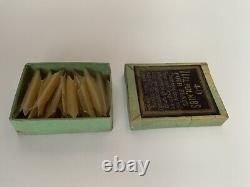 Rare Antique Perfect Full Box Of New Old stock 40 quill dip pen nibs JC&S London