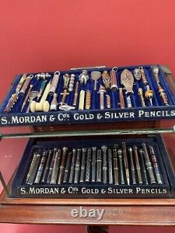 Rare Antique Perfect Full Box Of New Old stock 40 quill dip pen nibs JC&S London