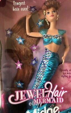 Rare Barbie 1995 Mattel Jewel Hair Mermaid 14589 MIDGE Doll NRFB Some Box Wear