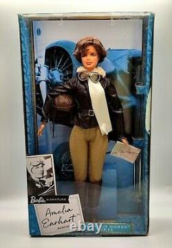 Rare Barbie Amelia Earhart Inspiring Women Series new in box