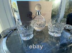 Rare Boxed Hallmarked Silver Collar C1996 Webb Cheltenham Mini Decanter 2 Tots