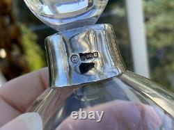 Rare Boxed Hallmarked Silver Collar C1996 Webb Cheltenham Mini Decanter 2 Tots