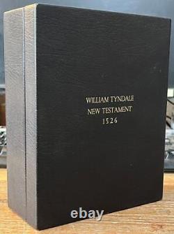 Rare Boxed & Numbered Ltd Ed'1526 Tyndale New Testament' Bible/Scripture