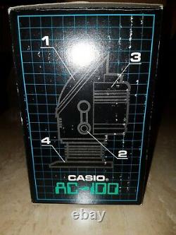 Rare Collectible 1980s Casio Robot Alarm Clock AC-100 BRAND NEW BOXED MINT