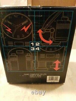 Rare Collectible 1980s Casio Robot Alarm Clock AC-100 BRAND NEW BOXED MINT