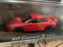 Rare Dealer Minichamps 1/43 Porsche 911 Carrera S Aerokit New Boxed 020 113 0d