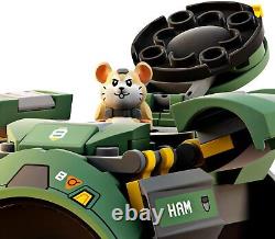 Rare Discontinued Lego Overwatch Hammond Hamster Wrecking Ball Toy Model 75976