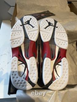 Rare Jordan 8 Bugs Bunny Retro Size UK 10 White Red New In box With Jordan Card