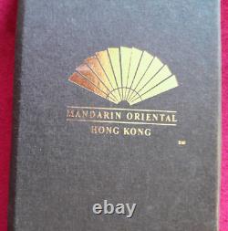 Rare Luxury Mandarin Oriental Hong Kong Art Deco Chopsticks New & Boxed