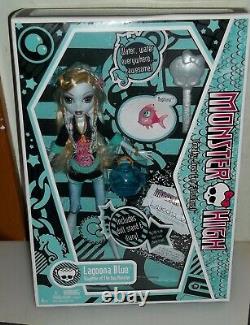 Rare Mattel Monster High First 1st Wave Lagoona Blue Doll MIB