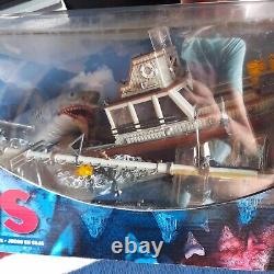 Rare Mcfarlane Toys Movie Maniacs 4 Jaws Deluxe Boxed Set Figure Boxed