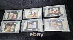 Rare N64 Nintendo 64 Display Boxes. In UKV Mounted Cases