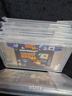 Rare N64 Nintendo 64 Display Boxes. In UKV Mounted Cases