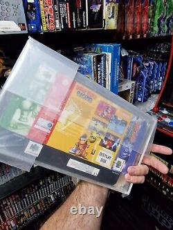 Rare N64 Nintendo 64 Display Boxes. In UKV Mounted Cases